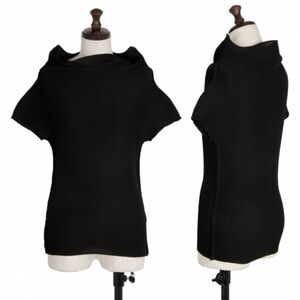 Issey Miyake Me black short sleeve top